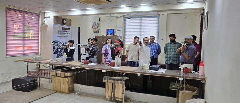 ગાંધીનગર ડિસ્ટ્રિક્ટ રાયફલ એસોશિએશન દ્વારા 33મી ઓપન શૂટિંગ ચેમ્પિયનશીપ સ્પર્ધા કર્મવીર એજ્યુકેશન એન્ડ સ્પોર્ટ્સ ફેડરેશન, ગાંધીનગરના યજમાન પદે યોજાઈ 