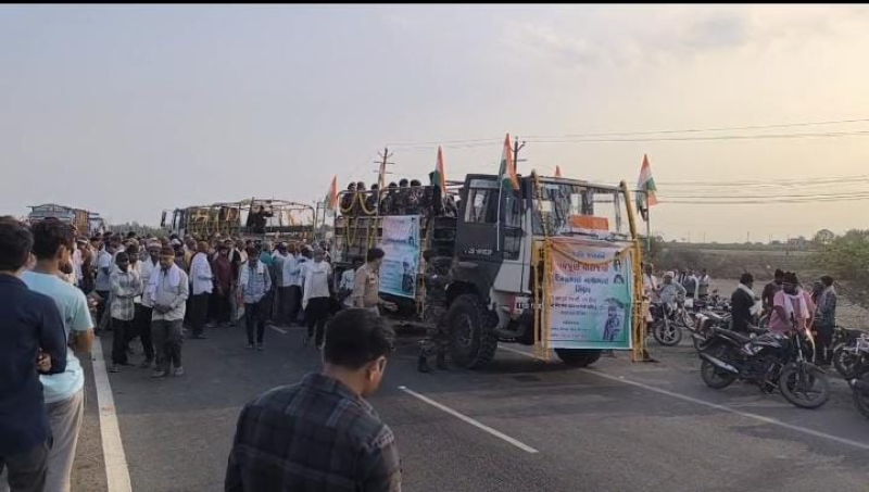 માળીયા હાટીના તાલુકાના ગળોદર ગામના 30 વર્ષીય આર્મી મેન નું અવસાન તેમના પાર્થિવ દેહ ને માદરે વતન ખાતે આપવામાં આવી અંતિમ વિદાય