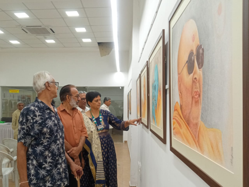 જાણીતા ચિત્રકાર નિરુપમા ટાંકનું ચિત્ર પ્રદર્શન સર્જન લલિત કલા ગુજરાત રાજ્યની સહાયથી ચિત્ર પ્રદર્શન અમદાવાદ ખાતે યોજાયું   