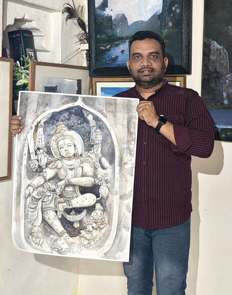 આ ચિત્રકારે સમયને પોતાની પીછીથી ચિત્રોમાં બાંધ્યો છે ગુજરાતના જાણીતા ચિત્રકાર બિપિન પટેલે ૩૦૦૦ દિવસમાં ૩૦૦૦ પેઇન્ટિંગ પૂરા કર્યા