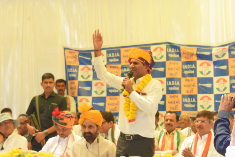 ભાવનગરમાં ઇન્ડિયા ગઠબંધનના મધ્યસ્થ કાર્યાલયનું ઉદ્ઘાટન કરવામાં આવ્યું.