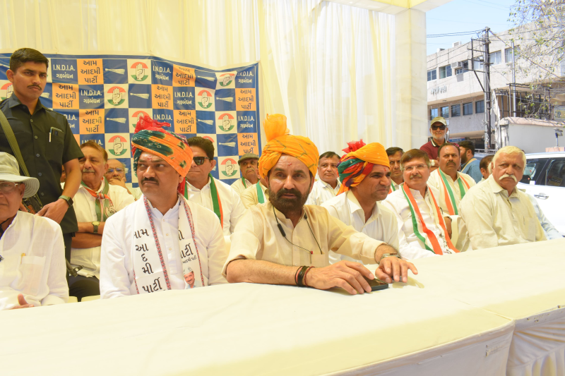 ભાવનગરમાં ઇન્ડિયા ગઠબંધનના મધ્યસ્થ કાર્યાલયનું ઉદ્ઘાટન કરવામાં આવ્યું.