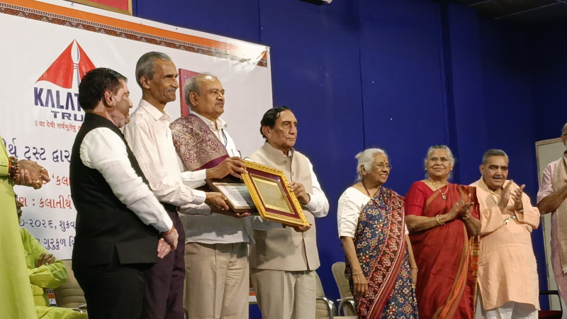 કલાતીર્થ ટ્રસ્ટ દ્વારા SGGP અમદાવાદ ખાતે સંસ્કૃતિ સંવર્ધક એવોર્ડ એનાયેત                                                     