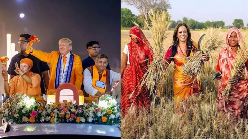 અમેરિકામાં રાષ્ટ્રપતિ ચૂંટણી માટે મતદાન દરમિયાન ભારતમાં અલગ જ માહોલ છે. સોશિયલ મીડિયાથી લઈ પાનના ગલ્લા સુધી આ ચૂંટણીની ચર્ચા
