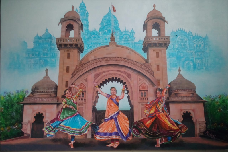 જાણીતા  ચિત્રકાર મહેન્દ્રસિંહ એમ. દેવધરાનું બીજું સોલો પેઇન્ટિંગ પ્રદર્શન યોજાયું 