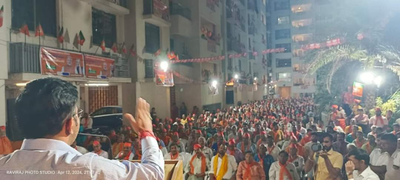 ગાંધીનગર લોકસભાના સાંસદ કેન્દ્રીય ગૃહ અને સહકારિતા મંત્રી અમિત શાહને જંગી બહુમતીથી જીતાડવા ચૂંટણી પ્રચાર પુરજોશમાં 
