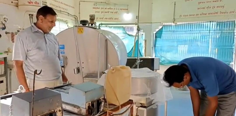 સાબરકાંઠામાં પશુઓ ગરમીથી તોબા પોકારી ઉઠ્યા પશુઓના દુધ આપવામાં ઘટાડો થયો છે એક પશુ દીઠ ૧ થી દોઢ લીટર દુધમાં ઘટાડો  ગરમીને લઈ પશુપાલકોનુ દુધ થઈ રહ્યુ છે ઓછુ.