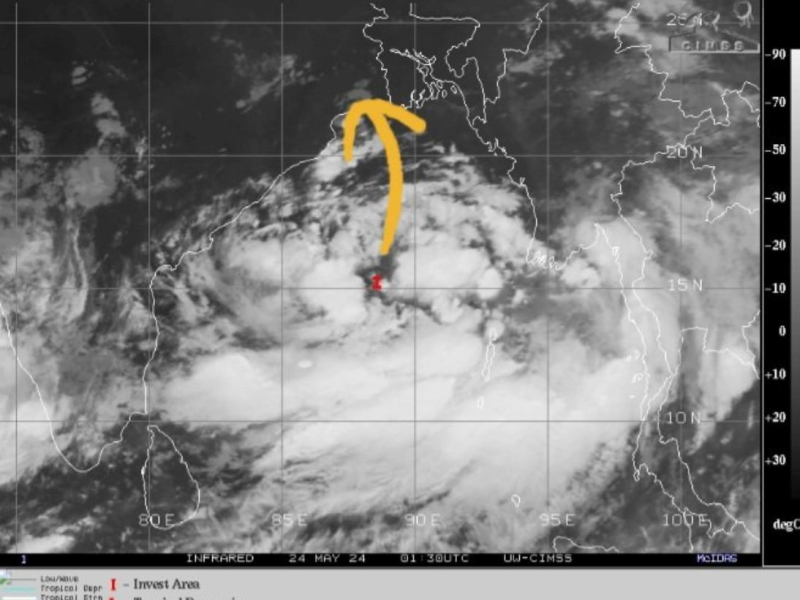  If the cyclone is formed, it will be named 'Remal', and it will be the first cyclone in the Bay of Bengal this pre-monsoon season.