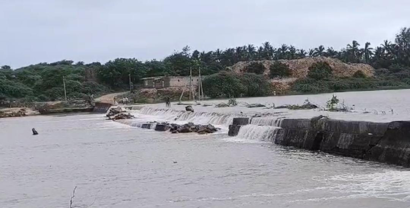 જૂનાગઢ જિલ્લાના માળીયા હાટીના તાલુકા ના જામવાળી ગામે કોઝવે તણાયો માંગરોળ તાલુકાનાં શીલ ગામે નેત્રાવતી નદીનો પુલ તુટ્યો ખેડૂતોને ખેતરે જવામાં મુશ્કેલી 