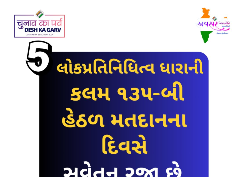 સંભવિત Heat Wave ની સ્થિતીને પહોંચી વળવા ચૂંટણી તંત્ર દ્વારા જરૂરી આવશ્યક પગલાં લેવાયા મતદાન કેન્દ્ર ખાતે પીવાનું પાણી, ખુરશીઓ, છાંયડો રહે તે માટે શેડની વ્યવસ્થા
