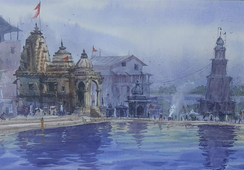 નાસિક ખાતે કલા પ્રતિષ્ઠાન દ્વારા આયોજિત રાષ્ટ્રીય કલાશિબિરમાં સપ્તરંગી સર્જન  