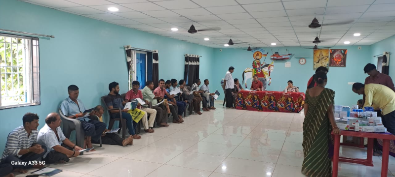 લીલી નાઘેર ચોરવાડ બંદર ખાતે ખારવા સમાજ દ્વારા સ્વરોગ નિદાન કેમ્પ યોજવામાં આવ્યો જેમાં રાજકોટ ના પ્રખ્યાત ડોક્ટરો દ્વારા સેવા આપવામાં આવી