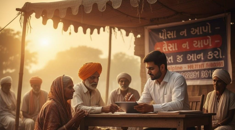 કૃષિ સહાય પેકેજના ફોર્મ સંપૂર્ણપણે નિઃશુલ્ક છે, પૈસા ન આપવા સરકારે ખેડૂતોને કરી અપીલ.                                         