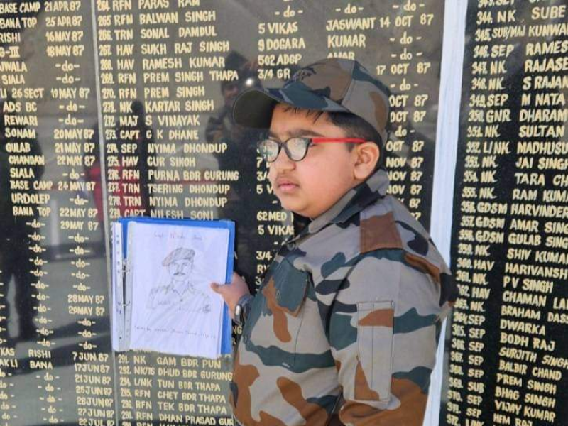  દિવ્યાંગ બાળક આર્થ્વ તિવારીની દેશભક્તિ 