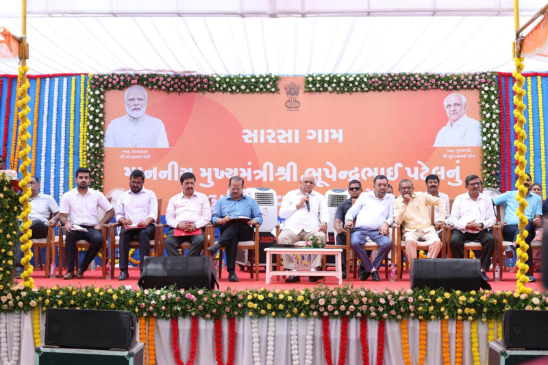 આણંદ જિલ્લાના સારસાના ગ્રામજનોએ પોતિકી સરકાર-પોતાના મુખ્યમંત્રીની લાગણી અનુભવી ગ્રામજનો દ્વારા રજૂ કરવામાં આવેલા પ્રશ્નો પ્રત્યે હકારાત્મક વલણની હૈયાધારણા આપી